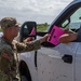 Florida Army National Guard mortarmen distribute emergency supplies after Hurricane Milton