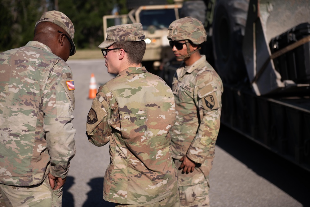 Louisiana National Guard arrives in Florida to assist the Florida National Guard during Hurricane Milton relief