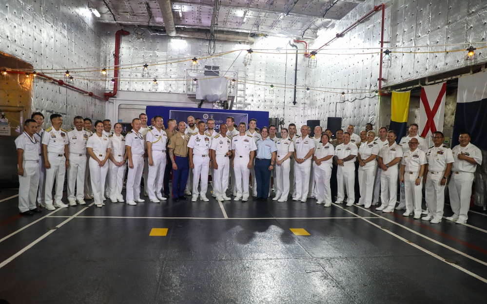 Sama Sama 2024 Philippine Navy hosted reception aboard the Philippine Navy BRP Tarlac