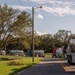 Fuel Trucks Arrive at Tampa Fairgrounds After Hurricane Milton