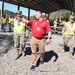 Corps of Engineers personnel review Task Force Water efforts during Hurricane Helene recovery