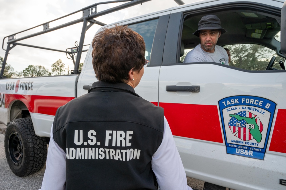 U.S. Fire Administrator Visits Tampa After Hurricane Milton