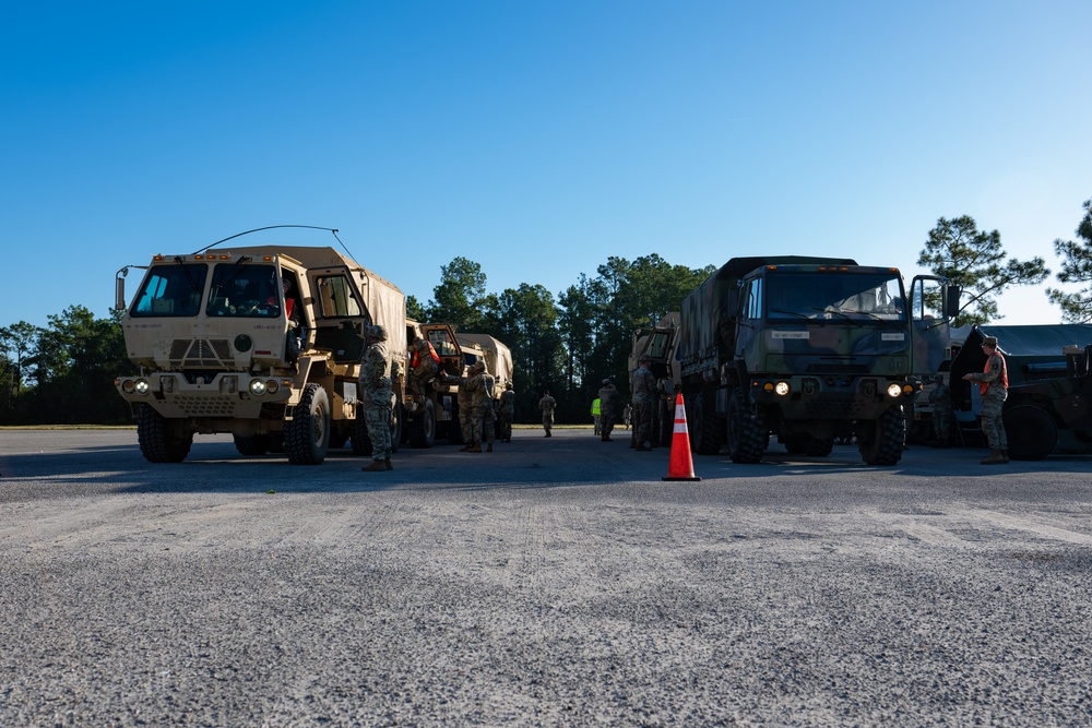 Guard Members Prepare to Depart After Milton Support