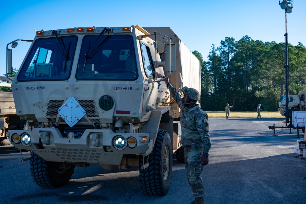 Guard Members Prepare to Depart After Milton Support