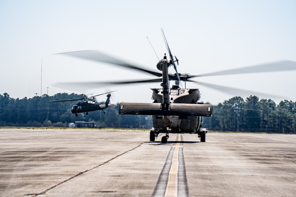 UH-60s Take Flight