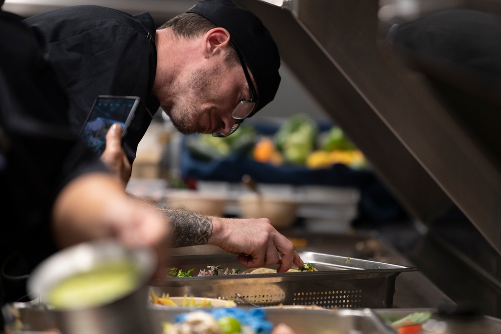 Chow Line Challenge Hosted Aboard USS Tripoli