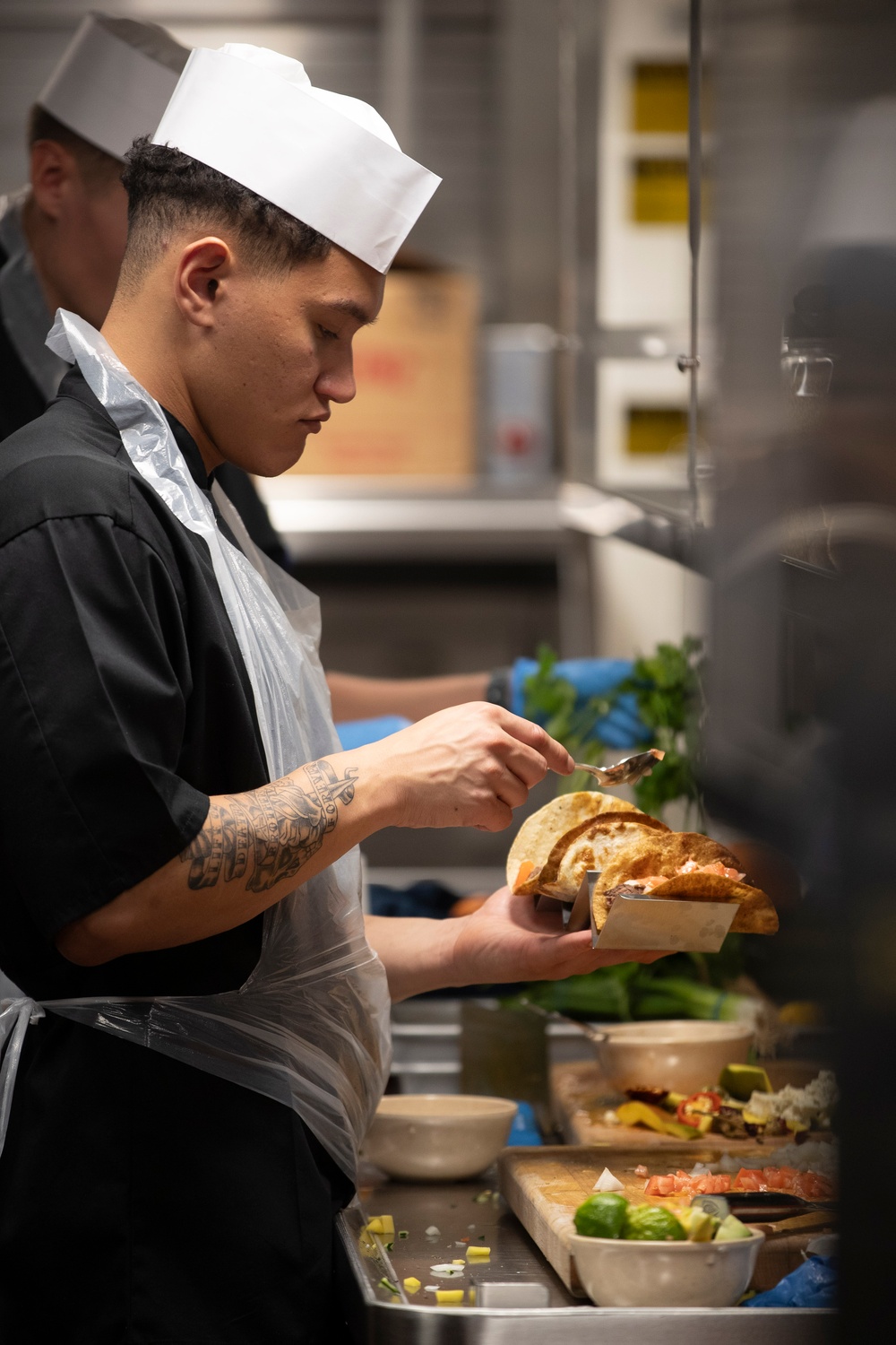 Chow Line Challenge Hosted Aboard USS Tripoli