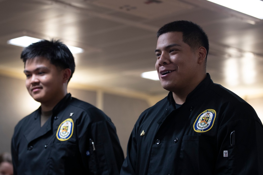 Chow Line Challenge Hosted Aboard USS Tripoli