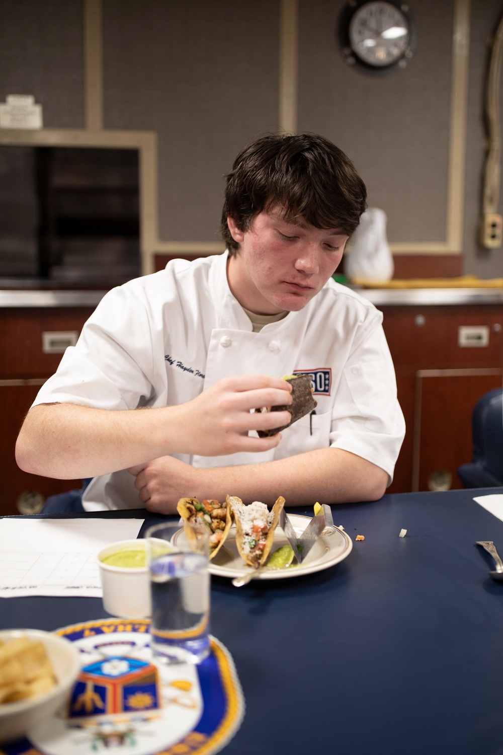 Chow Line Challenge Hosted Aboard USS Tripoli