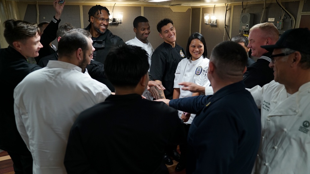 Chow Line Challenge Hosted Aboard USS Tripoli