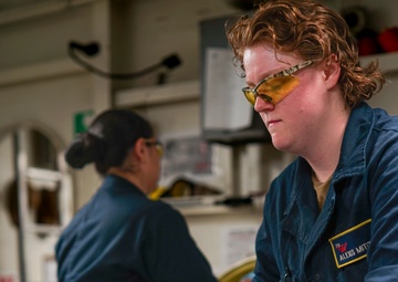 USS George Washington Airframers Assemble Tires