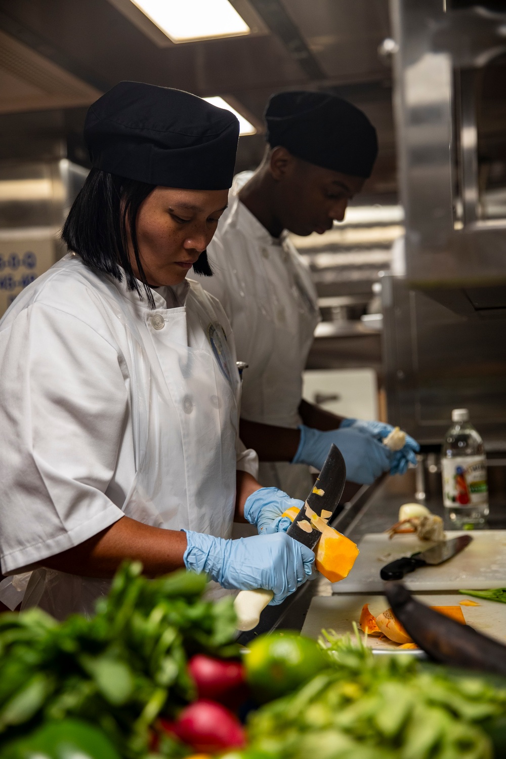 Somerset Sailors Participate in Chow Line Challenge Held Aboard USS Tripoli