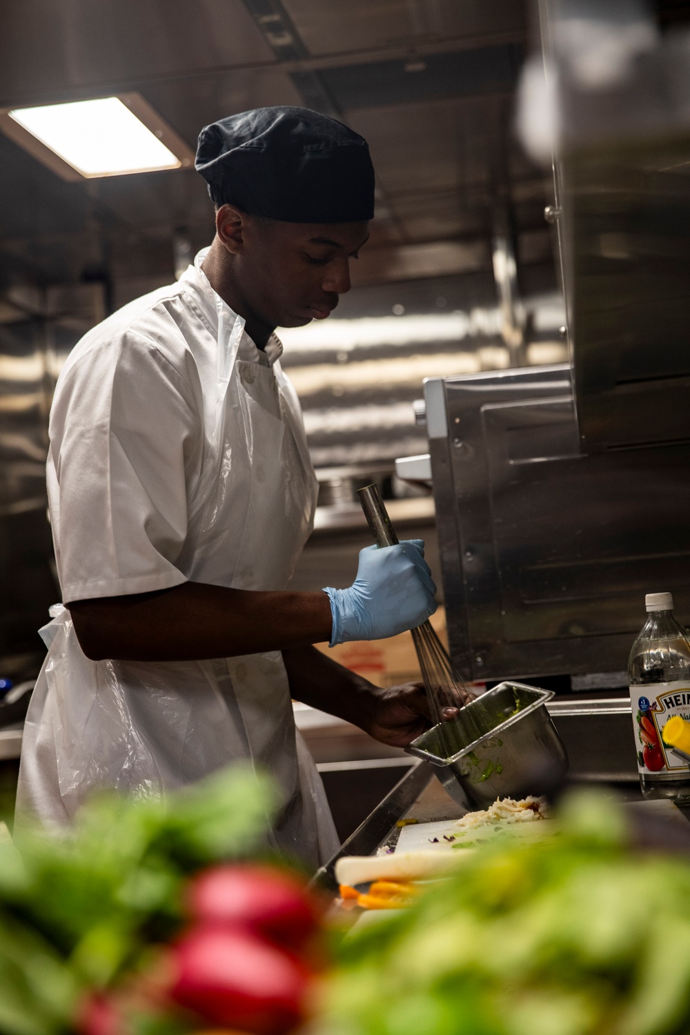 Somerset Sailors Participate in Chow Line Challenge Held Aboard USS Tripoli