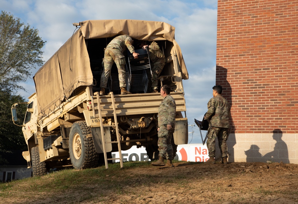 Joint Task Force- North Carolina: Providing support in Old Fort
