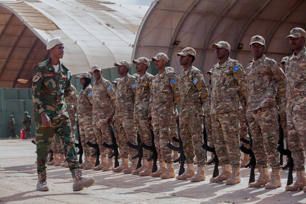 U.S., European, and Somali Senior Leadership Attend Somali National Army-Danab Graduation