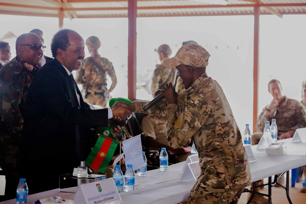 U.S., European, and Somali Senior Leadership Attend Somali National Army-Danab Graduation