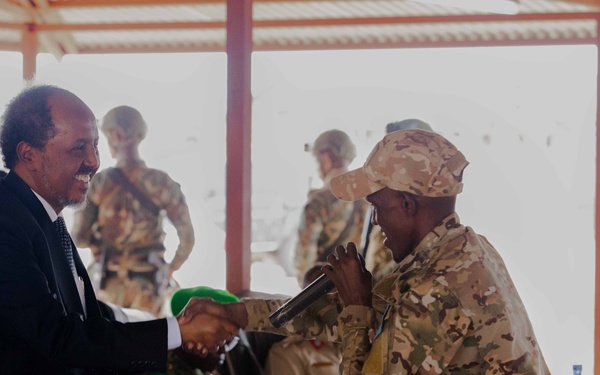 U.S., European, and Somali Senior Leadership Attend Somali National Army-Danab Graduation