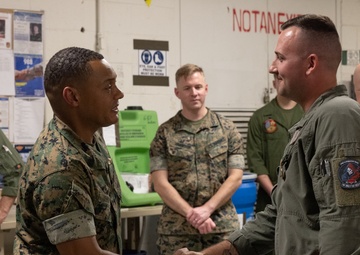 Wing Commander Presents Award for Innovation