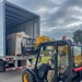 Florida Army National Guard mortarmen set up point-of-distribution site to deliver emergency supplies after Hurricane Milton