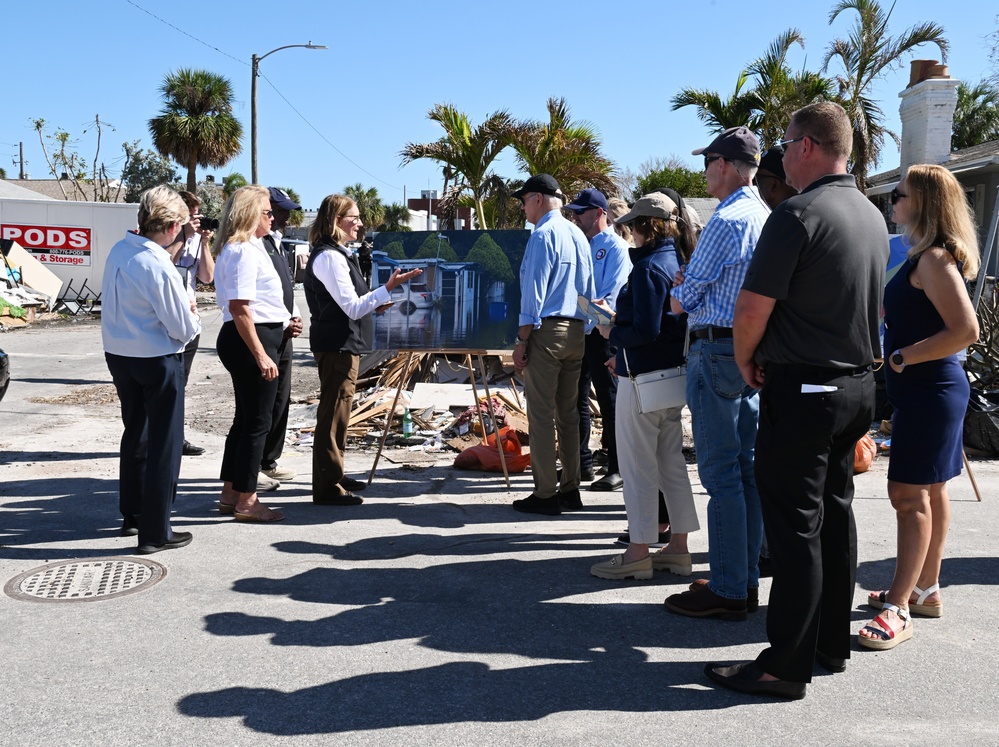 President Biden and FEMA Administrator Tour St. Petersburg in the Aftermath of Hurricane Milton