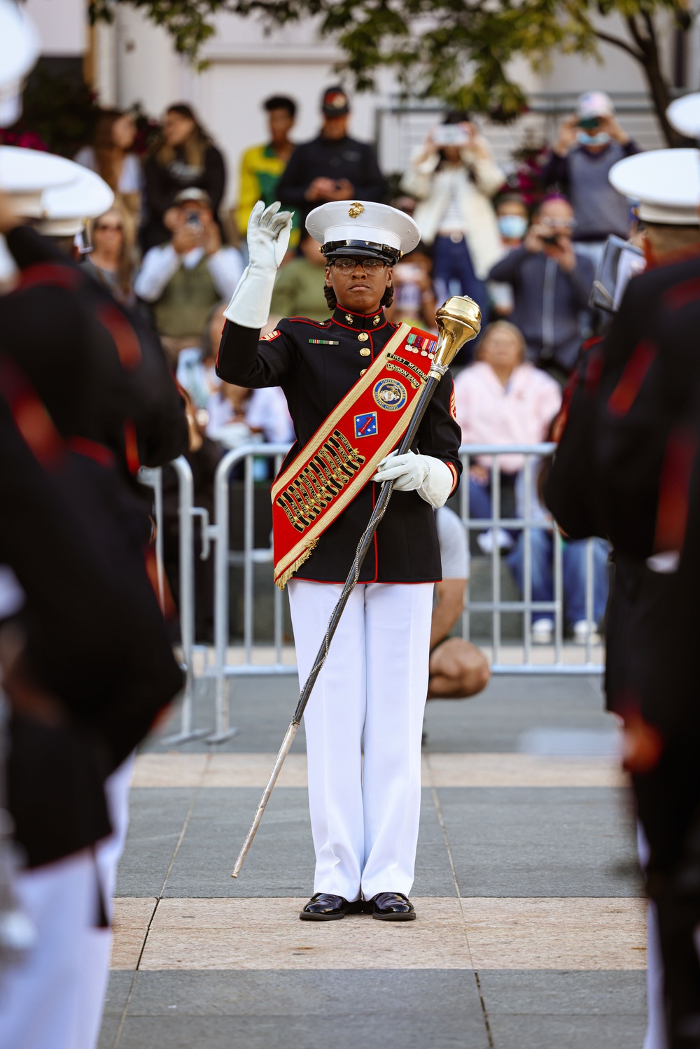 SMMC, Silent Drill Platoon Join 15th MEU at Fleet Week