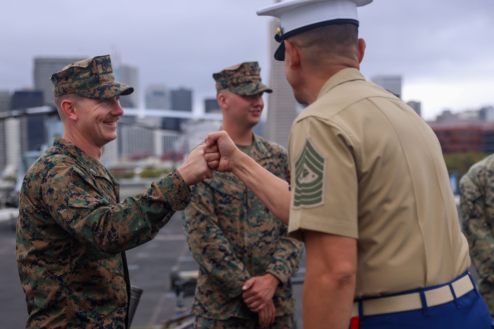 SMMC Visits 15th MEU Aboard USS Somerset