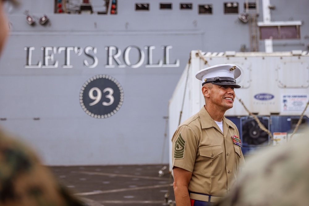 SMMC Visits 15th MEU Aboard USS Somerset