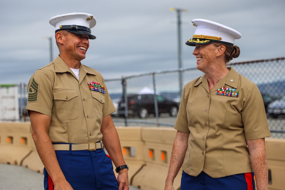 SMMC Visits 15th MEU Aboard USS Somerset