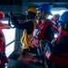 USS George Washington Sailors launch a rigid-hull inflatable boat while underway