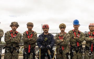 U.S. Marines and Sailors Train with San Francisco Fire Department