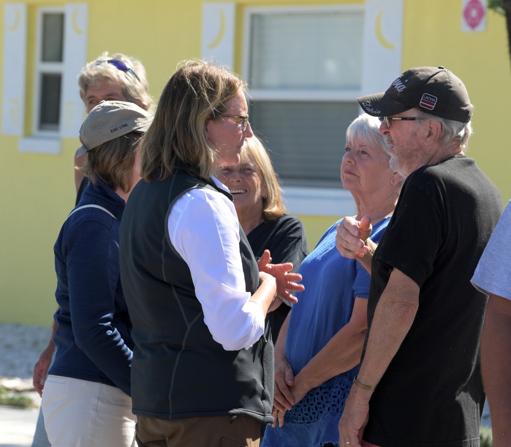 President Biden and FEMA Administrator Tour St. Petersburg in the Aftermath of Hurricane Milton