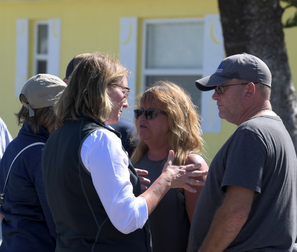 President Biden and FEMA Administrator Tour St. Petersburg in the Aftermath of Hurricane Milton