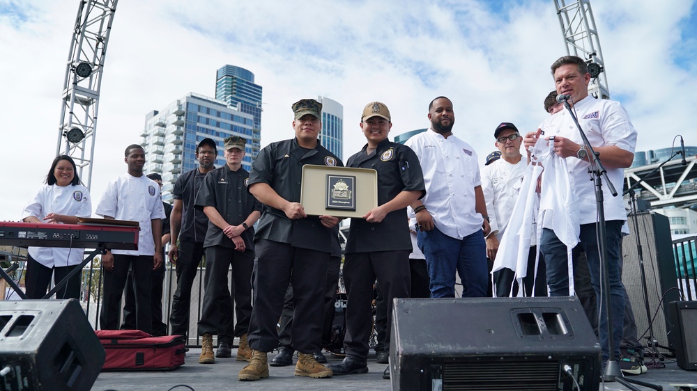 Chow Line Challenge Hosted Aboard USS Tripoli