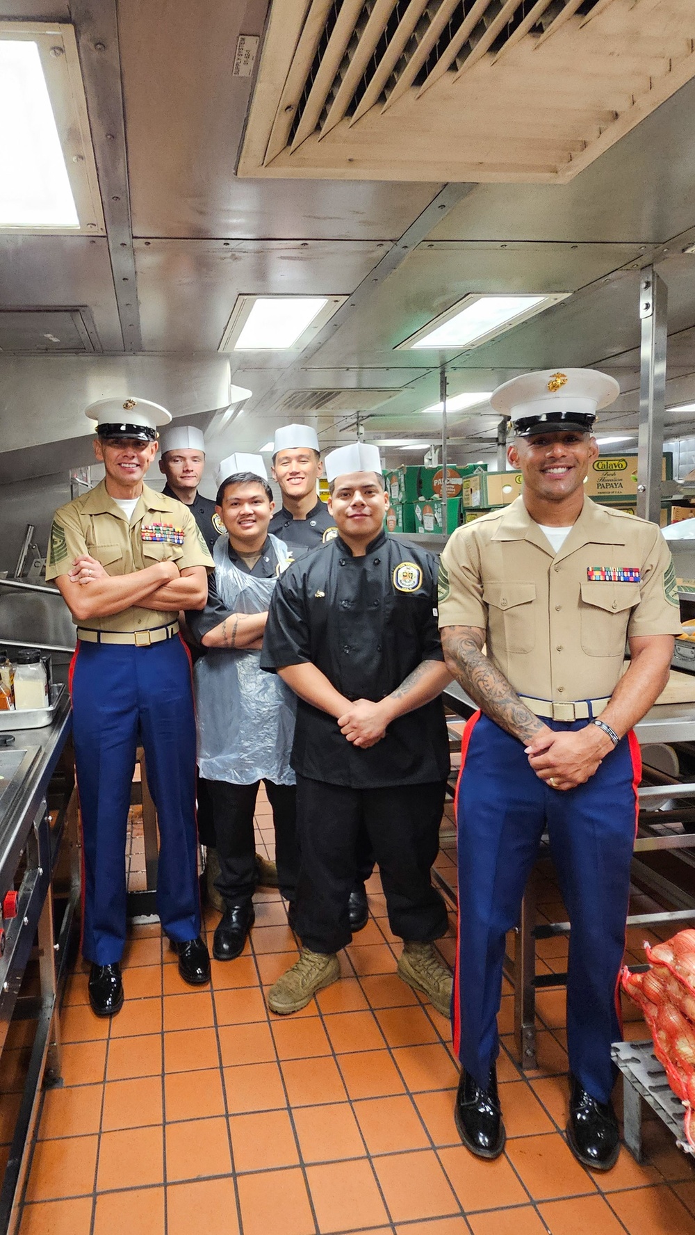 Sgt. Maj. of the Marine Corps Visits Tripoil Sailors &amp; Marines