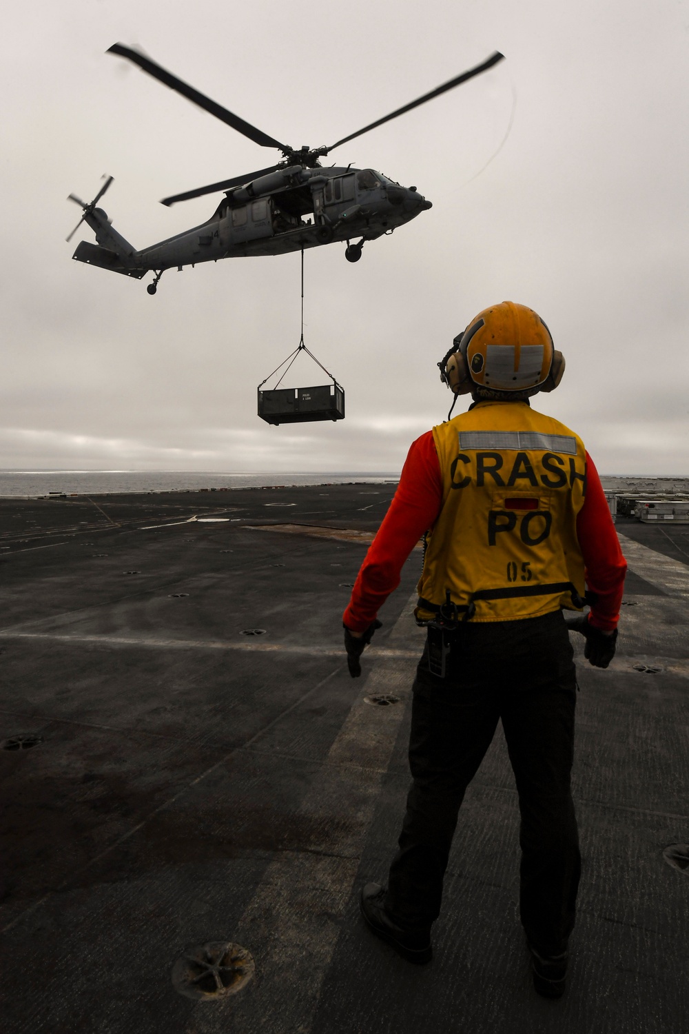 Theodore Roosevelt Conducts Ammunition Handling Evolution with Carl Vinson - Day 2