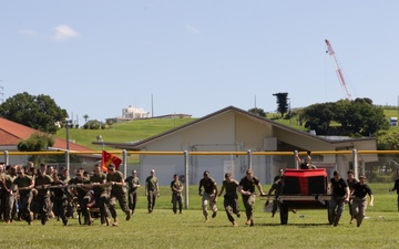 U.S. Marine with MWSS-172 competes against MWCS-18