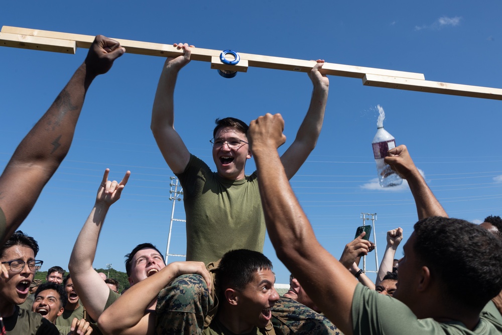 U.S. Marine with MWSS-172 competes against MWCS-18