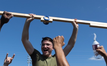 U.S. Marine with MWSS-172 competes against MWCS-18