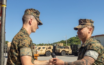 Combat Logistics Company Alpha Change of Command Ceremony