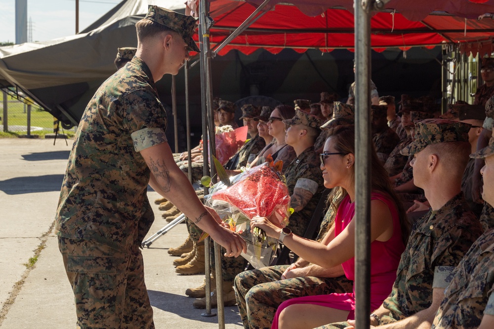 Combat Logistics Company Alpha Change of Command Ceremony