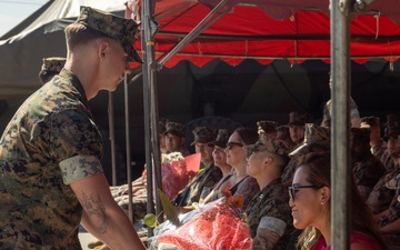 Combat Logistics Company Alpha Change of Command Ceremony