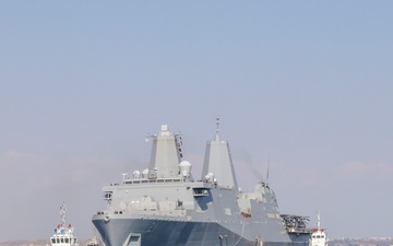 24th MEU (SOC) Arrives in Cyprus Aboard USS New York (LPD 21)