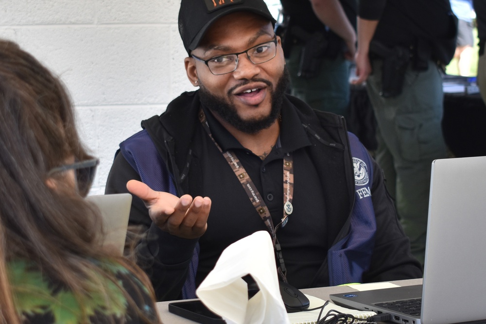 Pop-up FEMA Disaster Recovery Center at Bland County Festival