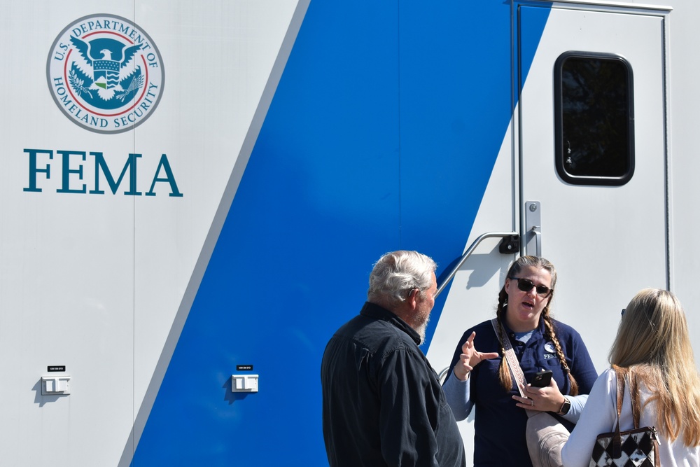 Pop-up FEMA Disaster Recovery Center at Bland County Festival