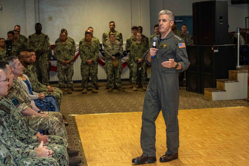 Adm. Steve Koehler, commander, U.S. Pacific Fleet, tours Diego Garcia