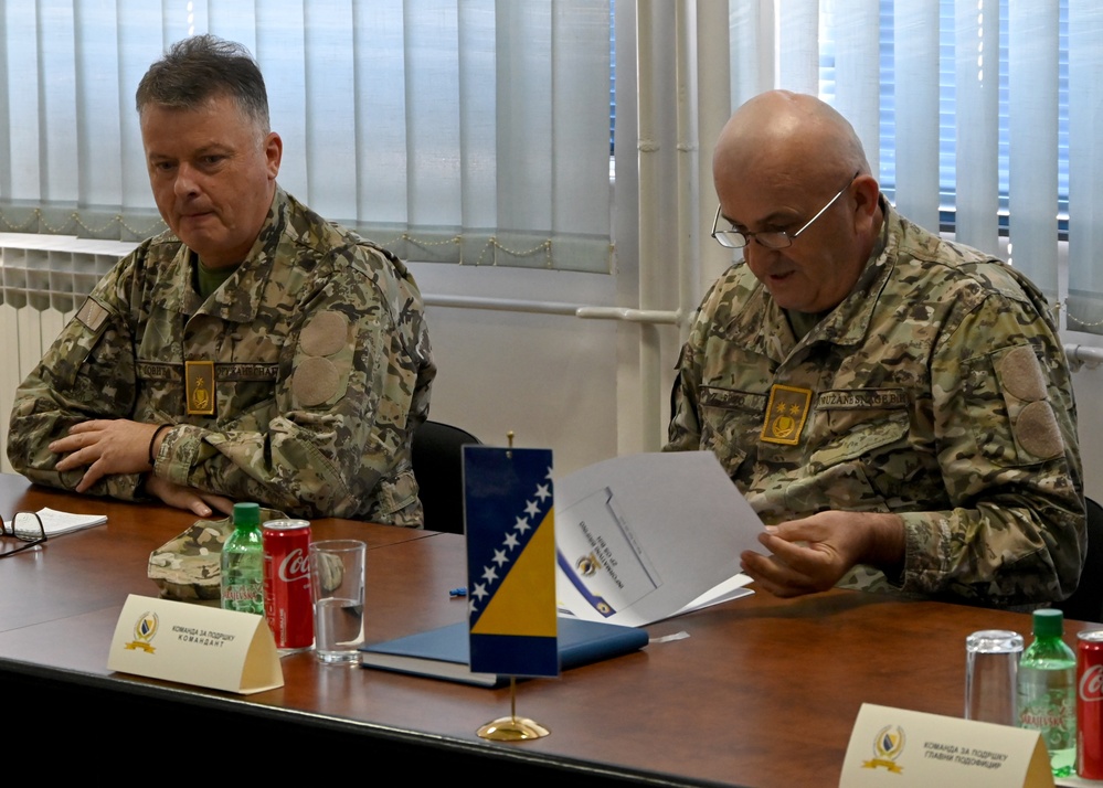 AFBiH Support Command Briefing