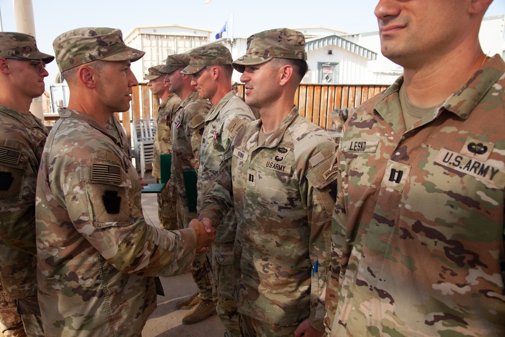 TF Paxton concludes Deployment to Horn of Africa with Award Ceremony