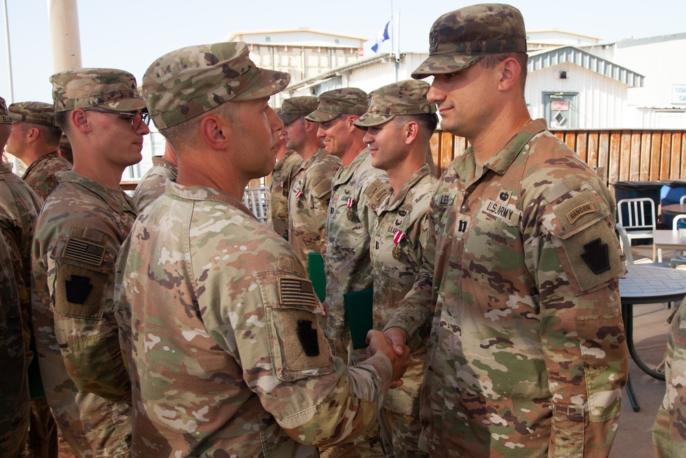 TF Paxton concludes Deployment to Horn of Africa with Award Ceremony