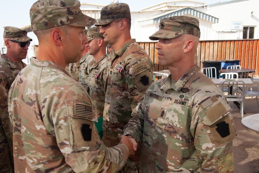 TF Paxton concludes Deployment to Horn of Africa with Award Ceremony