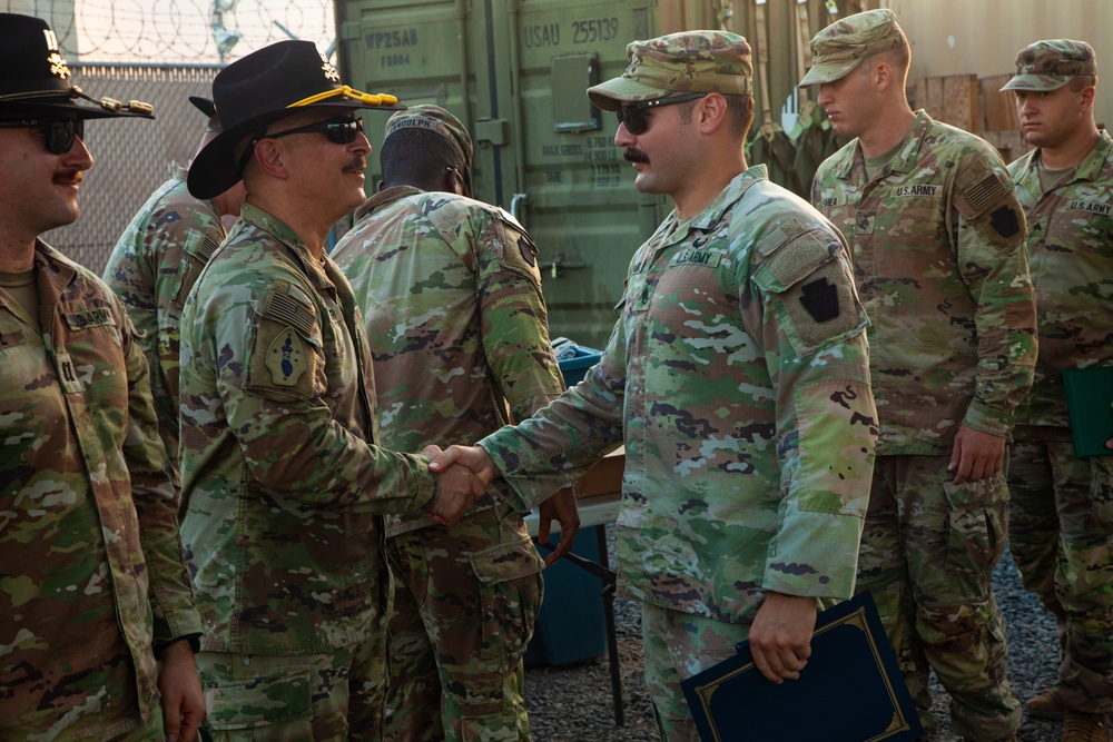Apache Troop End of Tour Awards